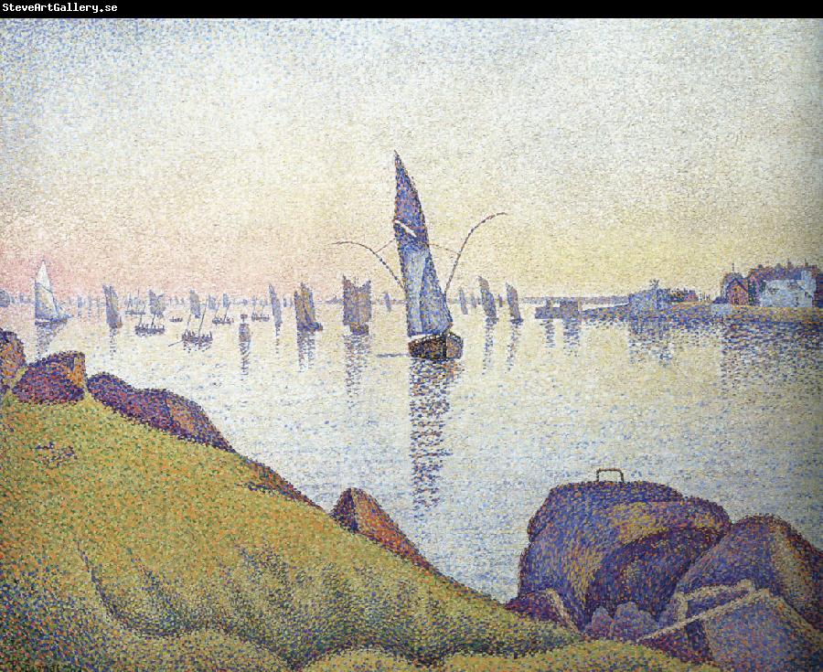 Paul Signac evening calm concarneau opus